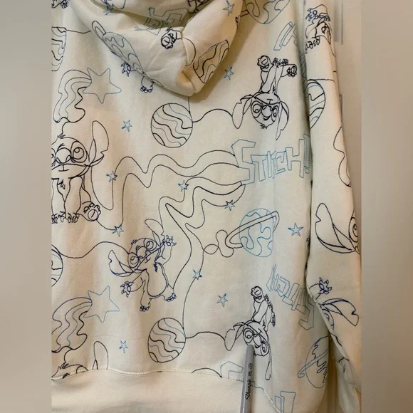 Disney Stitch All Over Print Hoodie XL NWT – See Flaw - Picture 11 of 14
